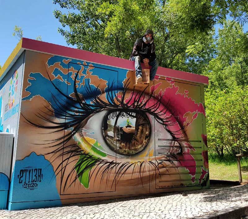 fresque murale à Toulon