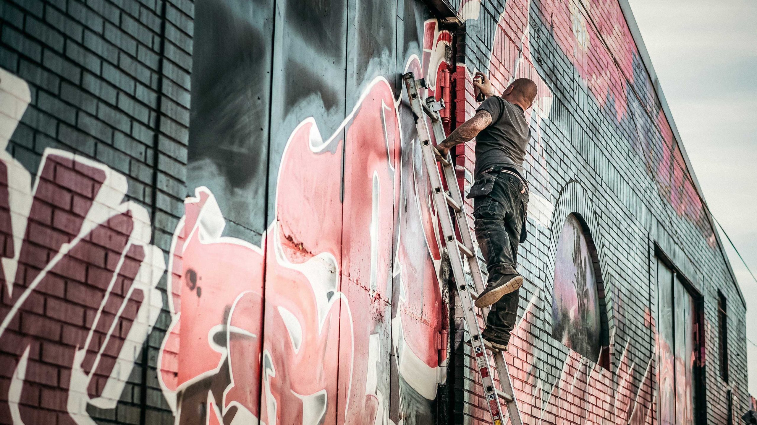 fresque murale à Lausanne