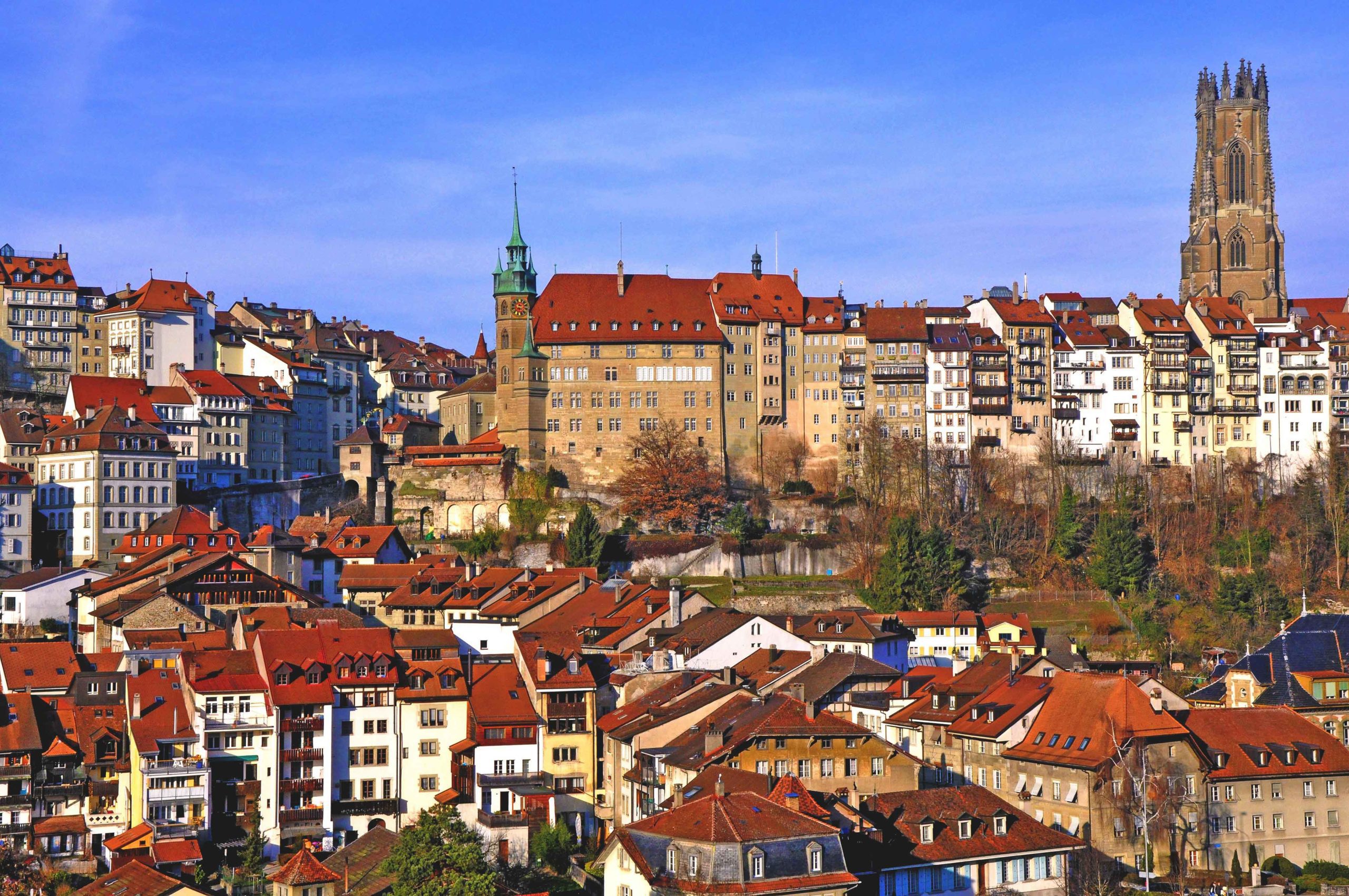 fresque murale à  Fribourg