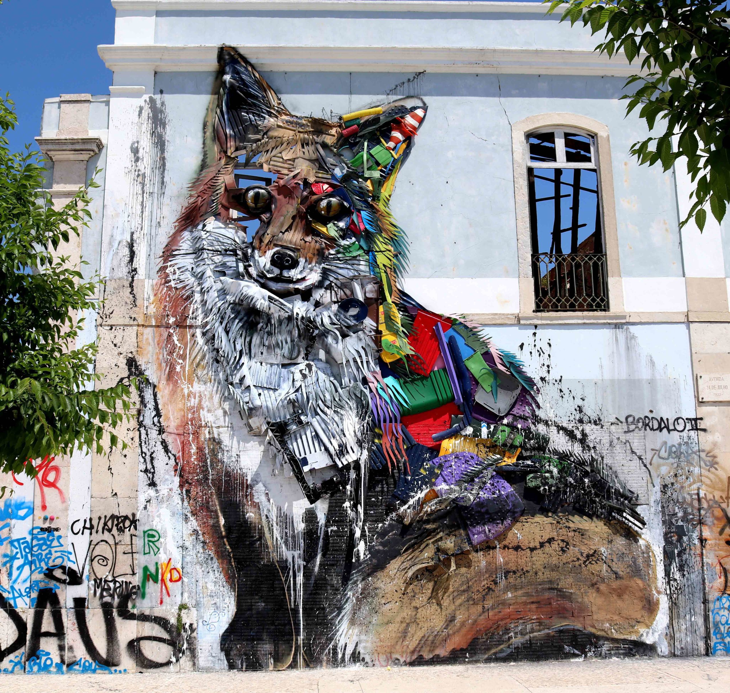 fresque murale à Nanterre