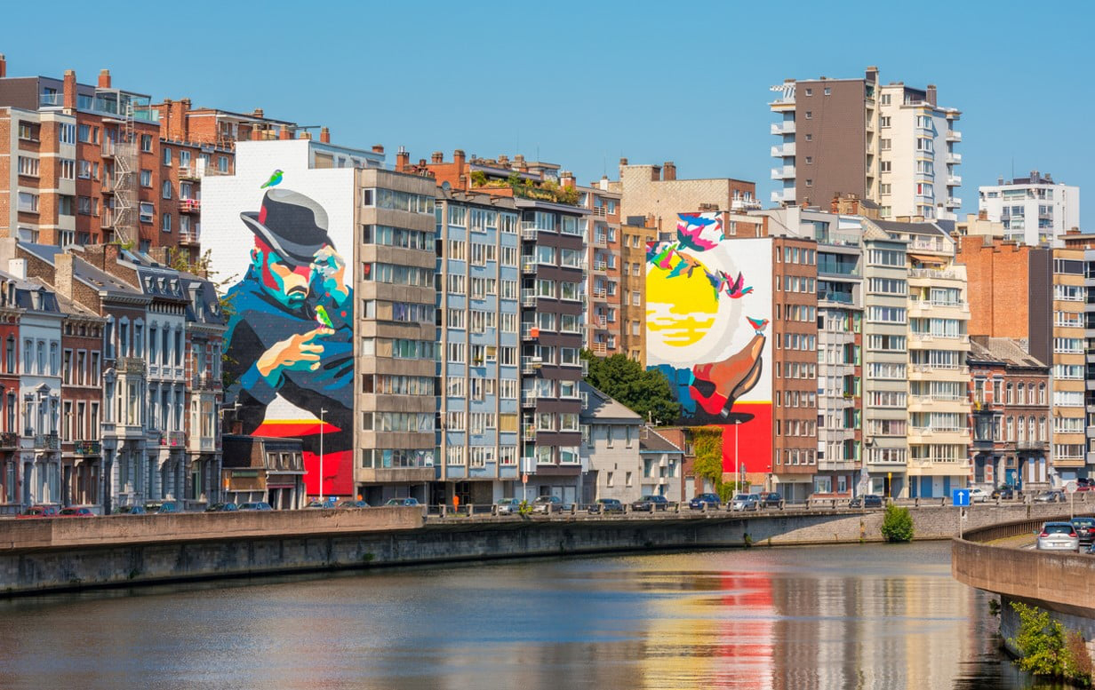 fresque murale à Liège