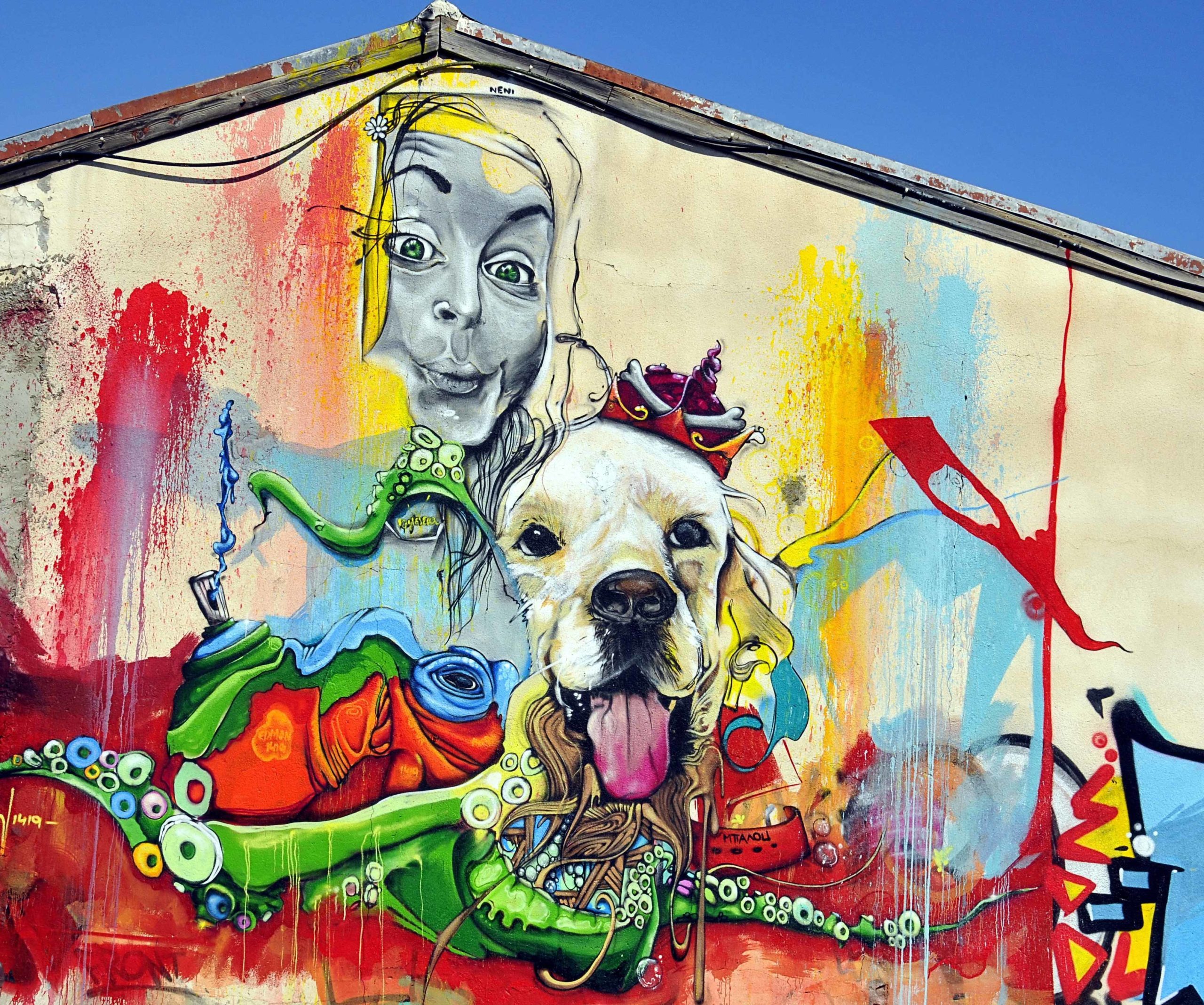 Fresque murale à Bruxelles